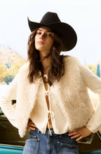 Champagne Faux Fur Waistcoat