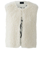 Champagne Faux Fur Waistcoat
