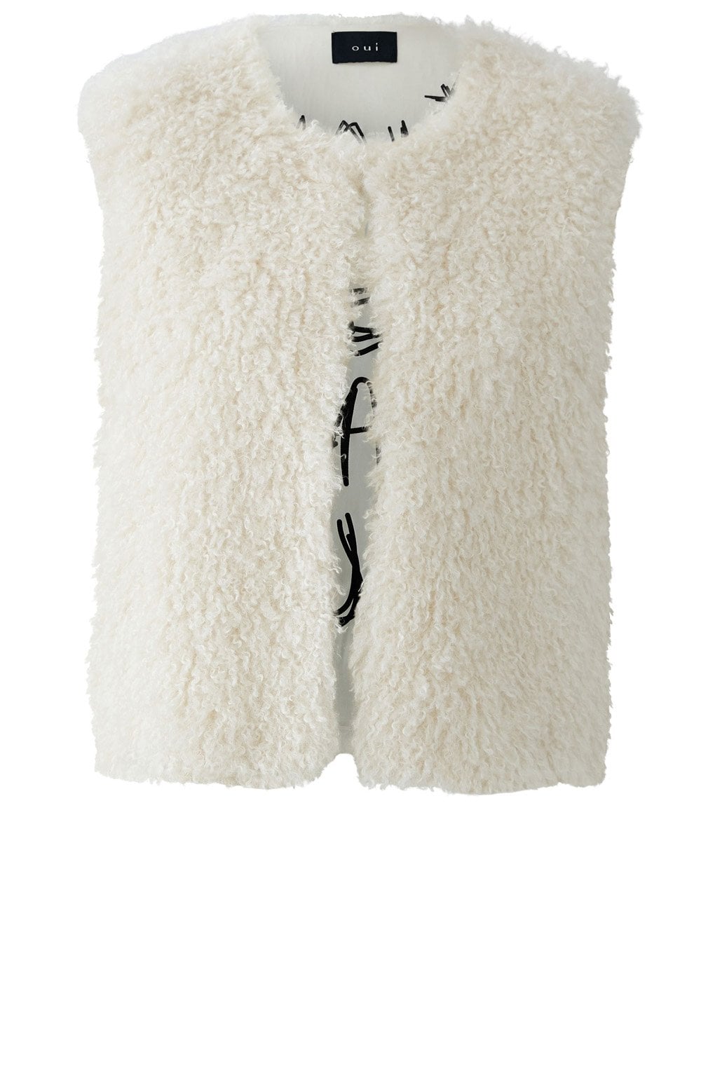 Champagne Faux Fur Waistcoat