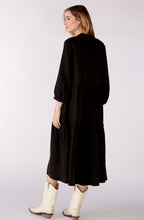 Charcoal Soft Touch Tiered Dress