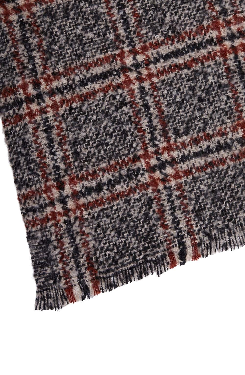 Check Knit Scarf