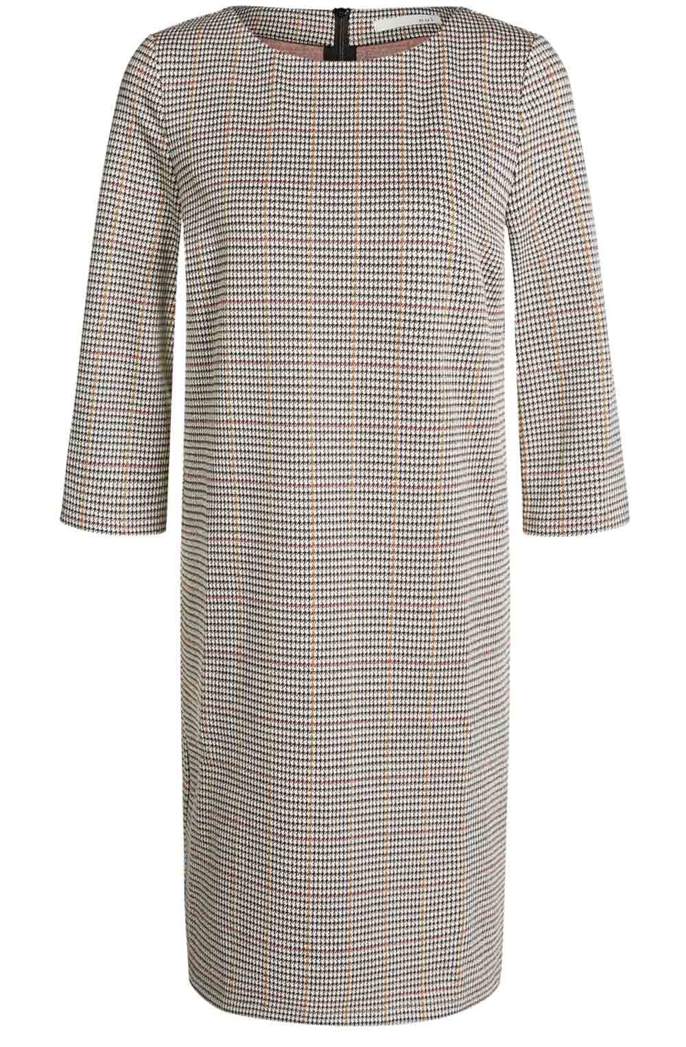 Check Print Shift Dress