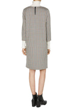 Check Print Shift Dress