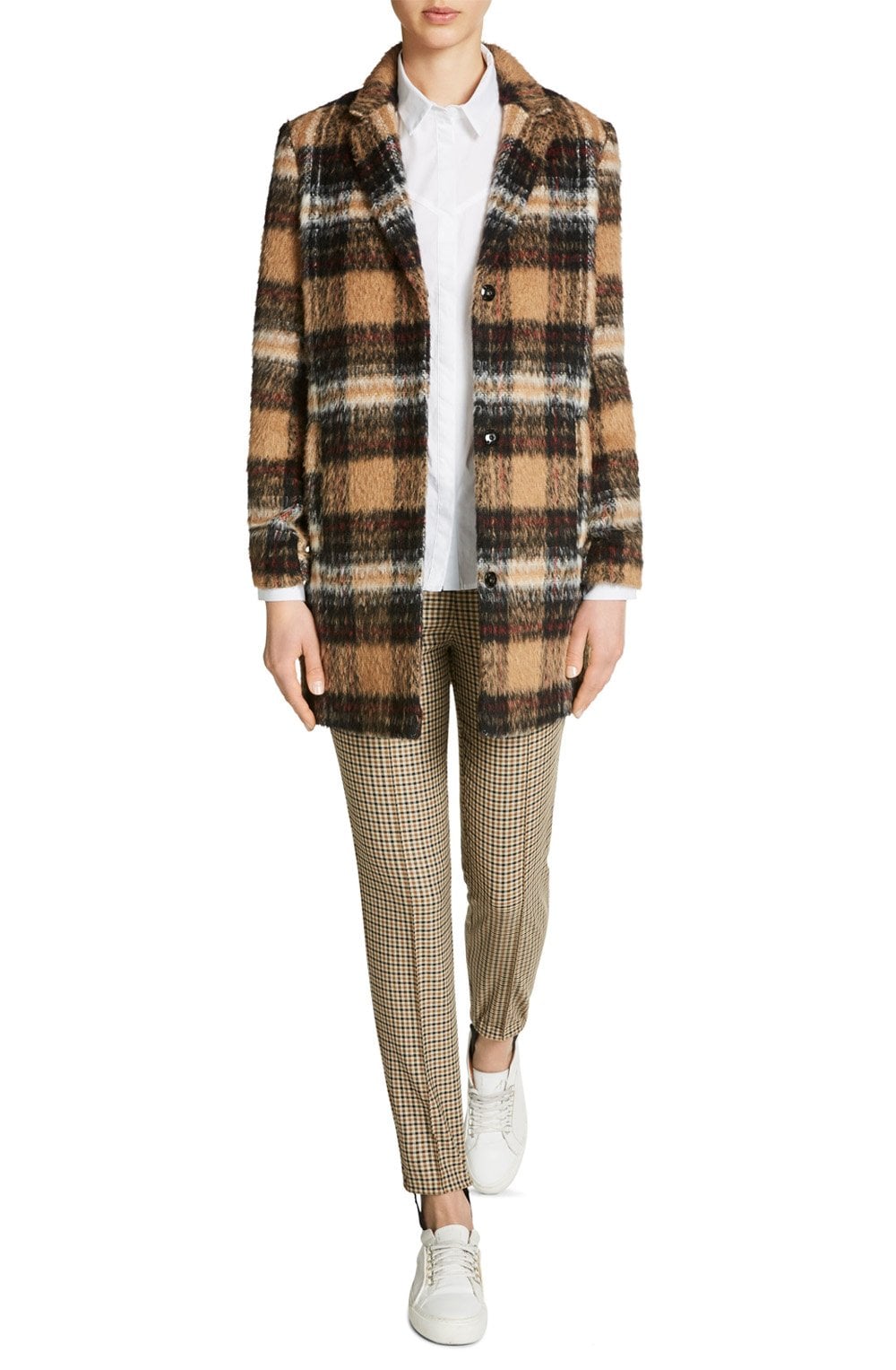 Check Print Trousers