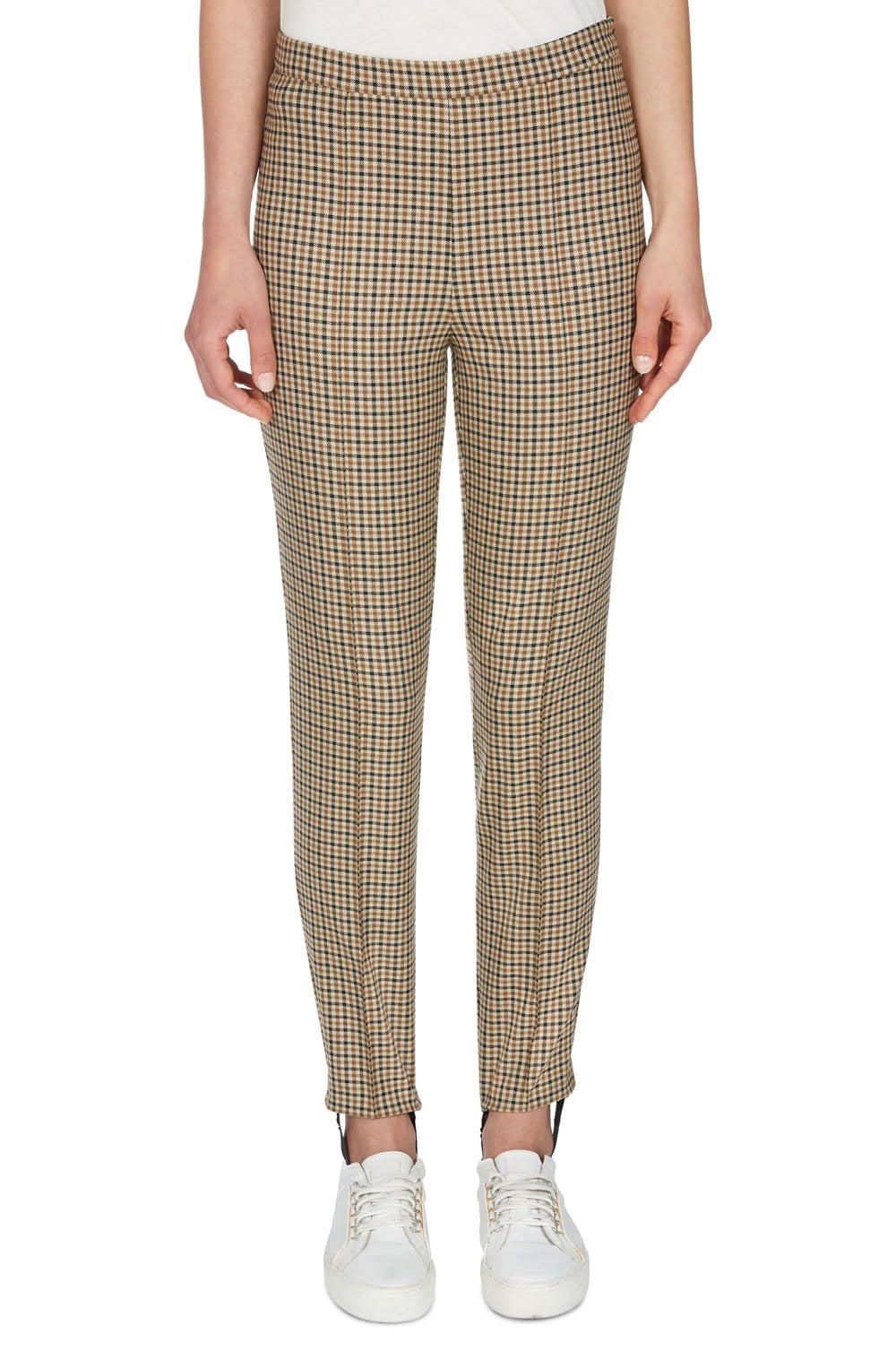 Check Print Trousers