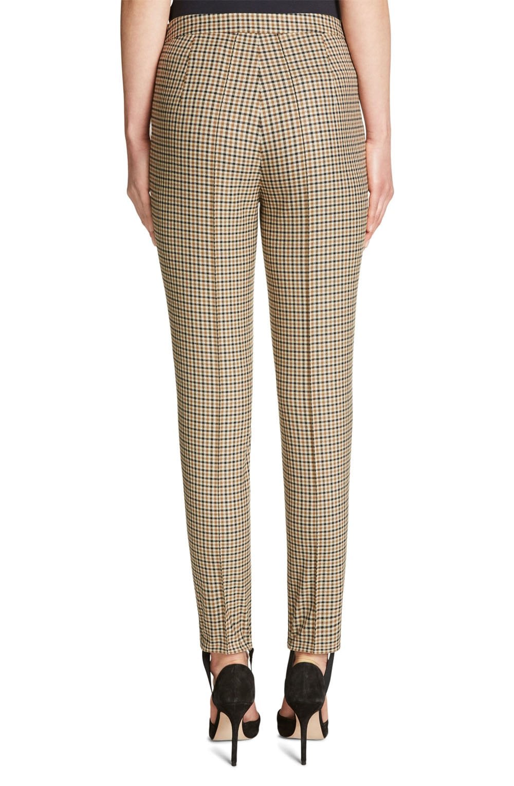 Check Print Trousers