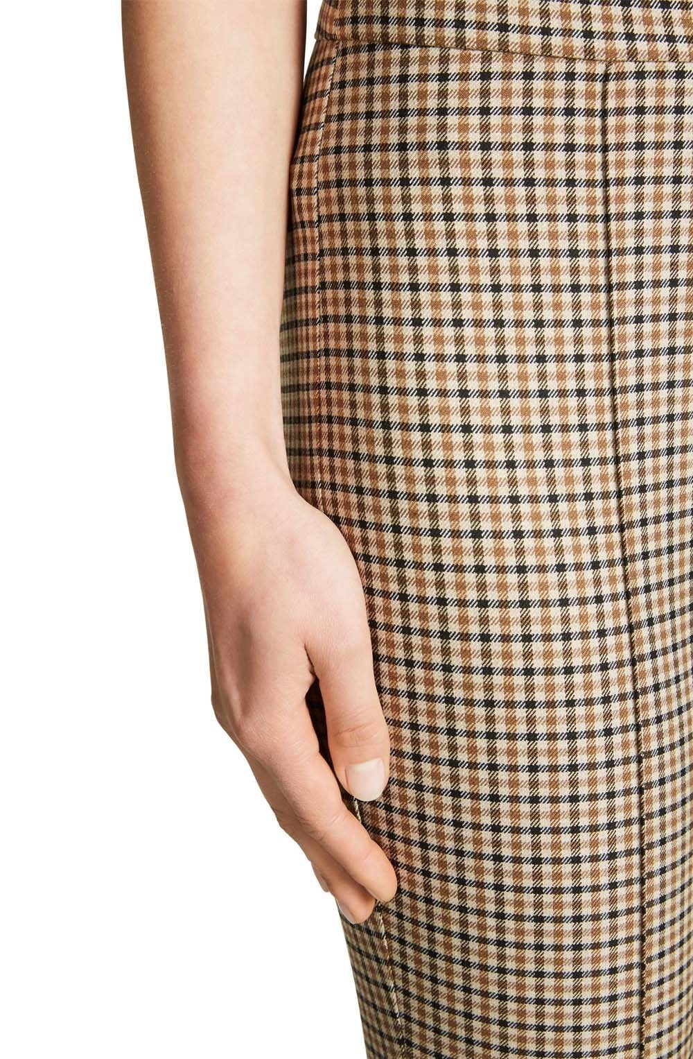 Check Print Trousers