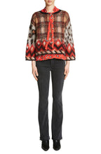 Check Textured Knit Sweater