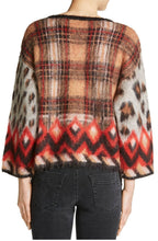 Check Textured Knit Sweater