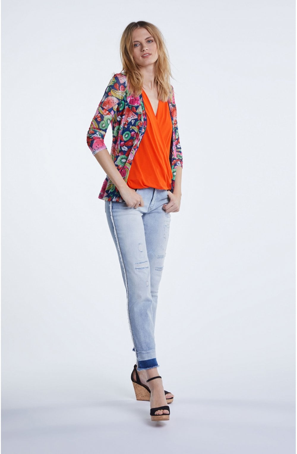 Cherry Tomato Wrap Front Top