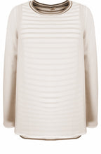 Chiffon Striped Layered Top