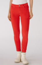 Chinese Red Velvet Corduroy Baxtor Jeggings