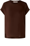 Chocolate Fudge Dropped Shoulder Blouse