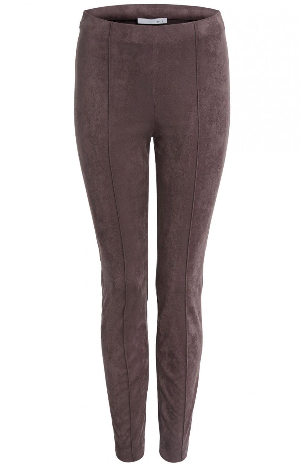 Chocolate Suede Effect Trousers