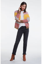 Chunky Colour Block Cardigan