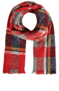 Chunky Knit Check Scarf