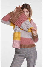 Chunky Knit Colour Block Jumper