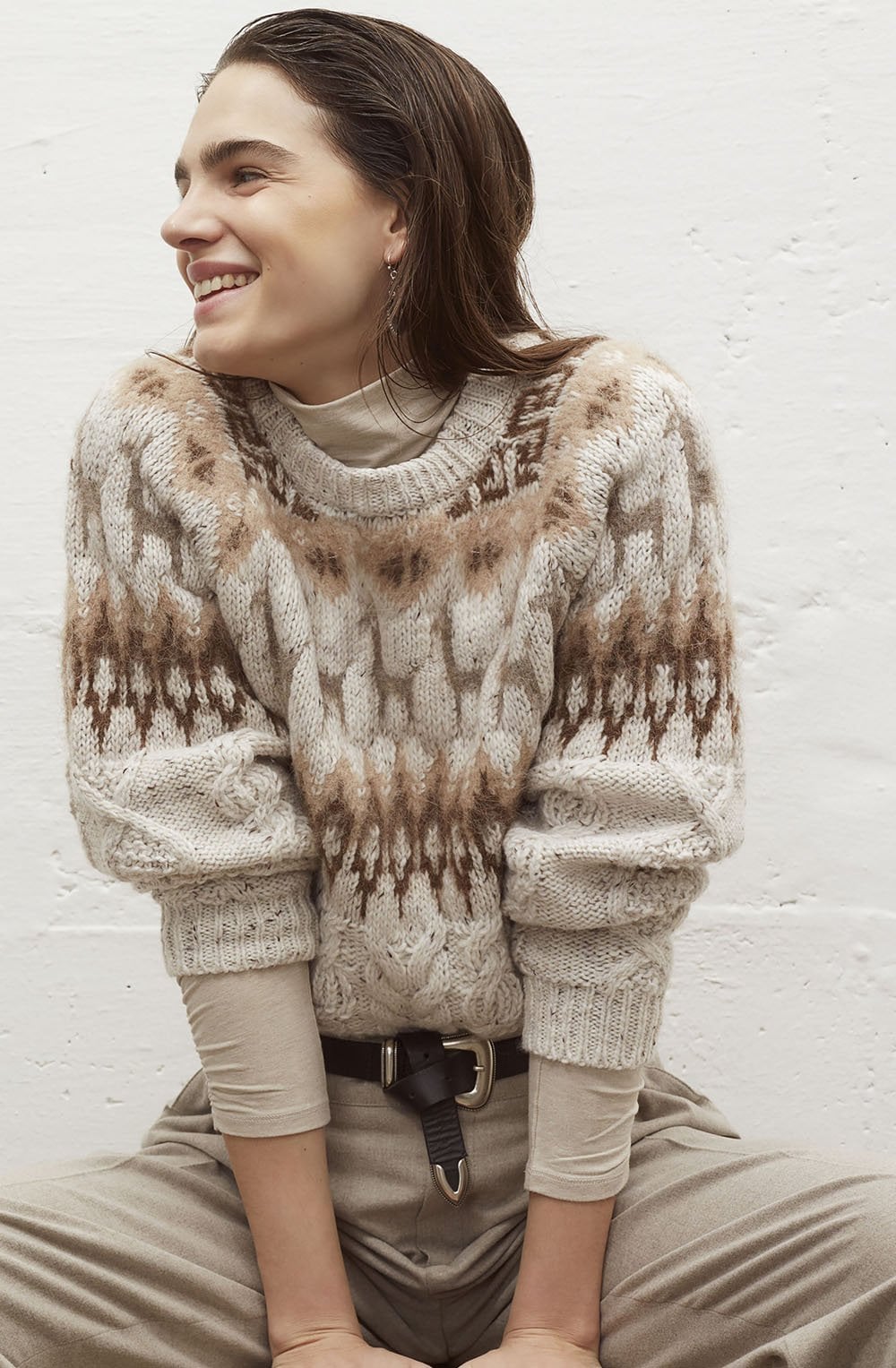 Chunky Knit Norwegian Jumper