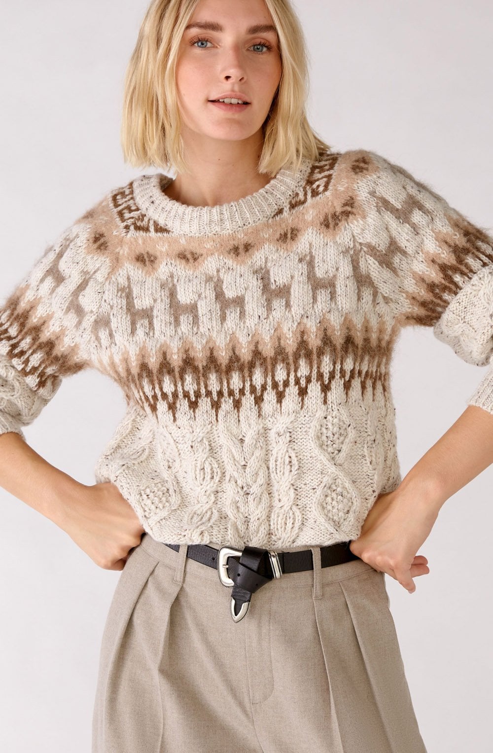Chunky Knit Norwegian Jumper