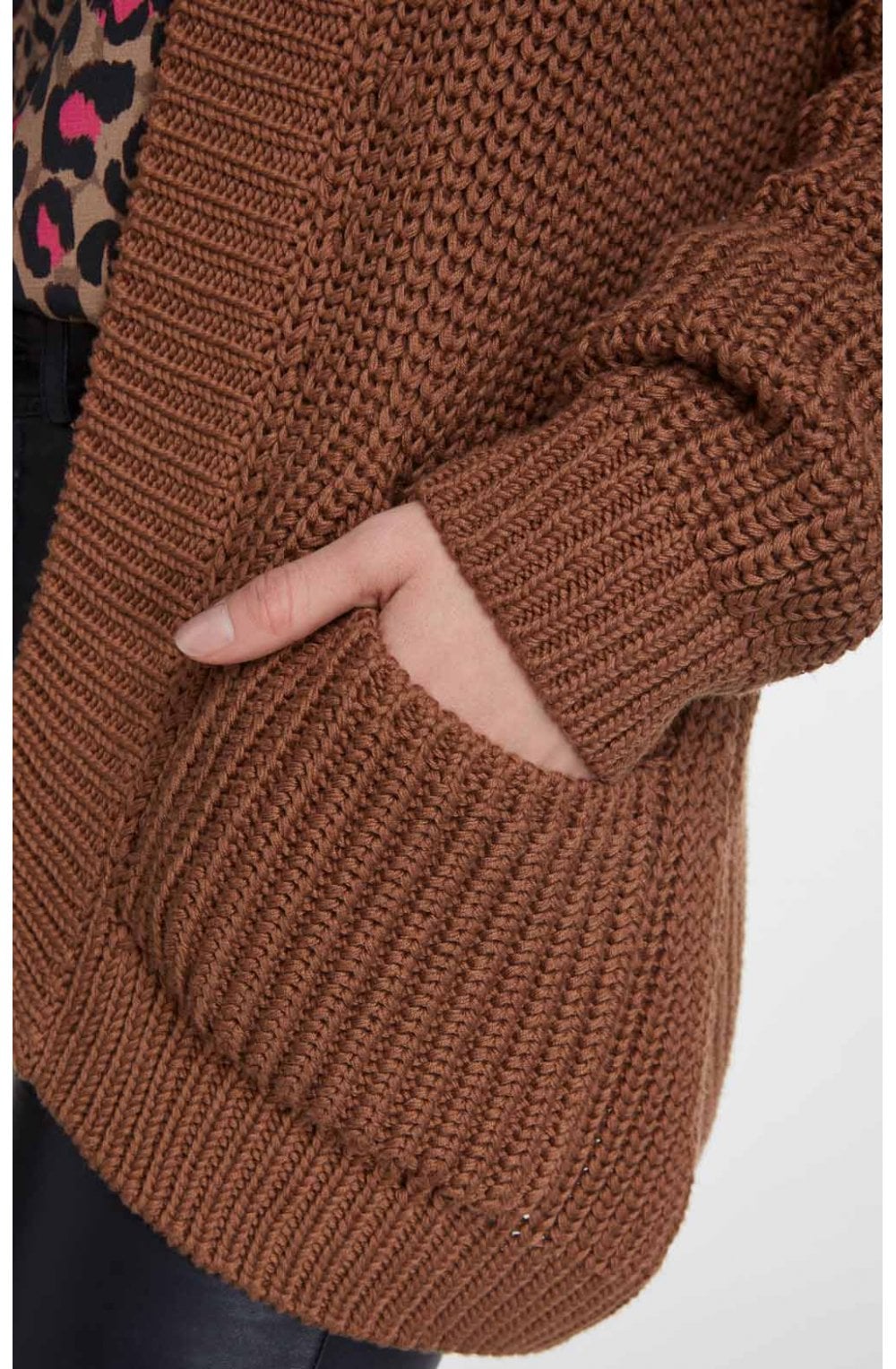 Chunky Knit Oversized Cardigan