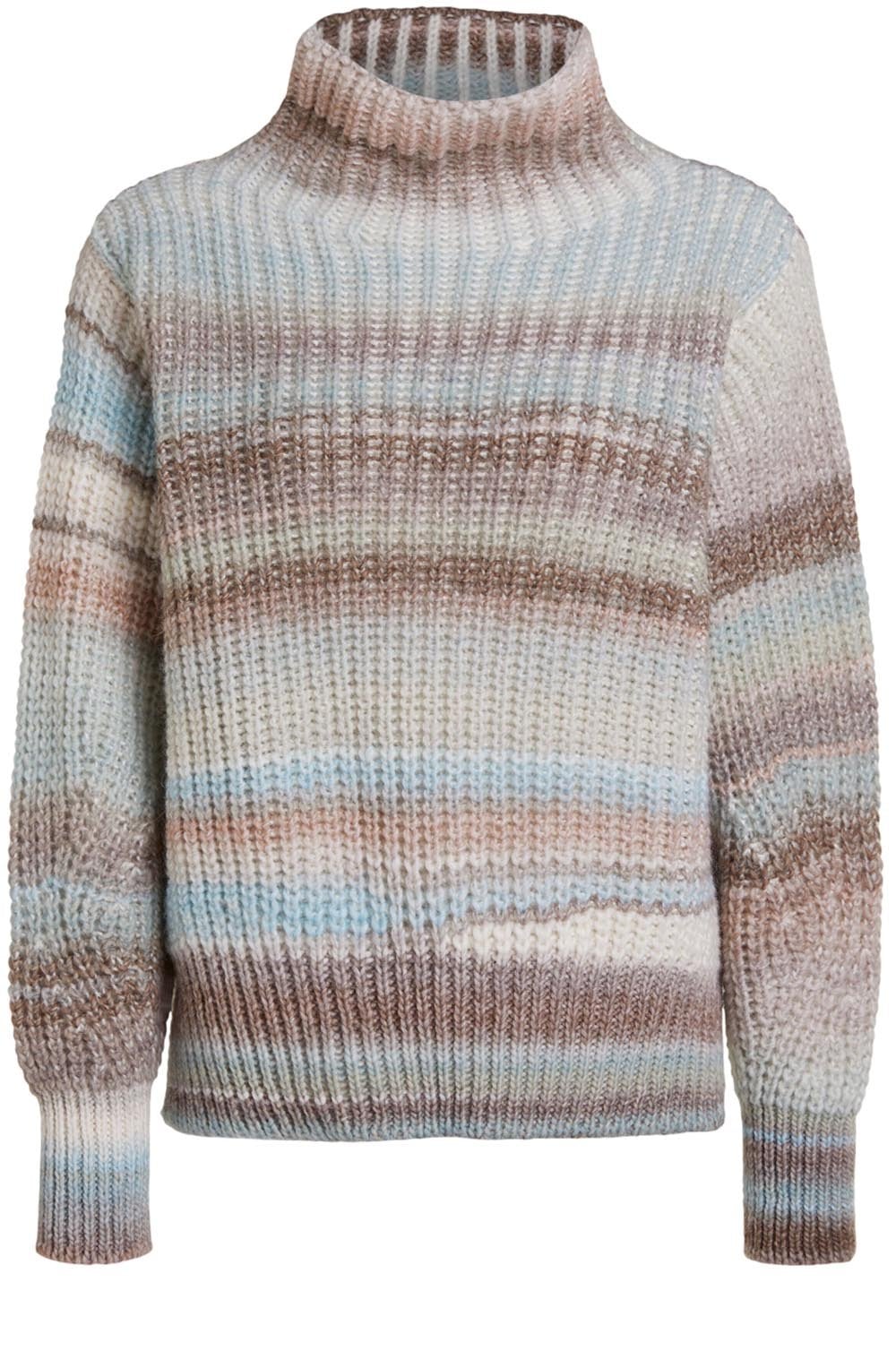 Chunky Knit Stripe Effect Jumper