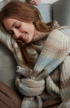 Chunky Knit Stripe Effect Jumper