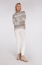 Chunky Knit Stripe Effect Jumper