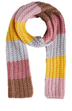 Chunky Knit Stripe Scarf