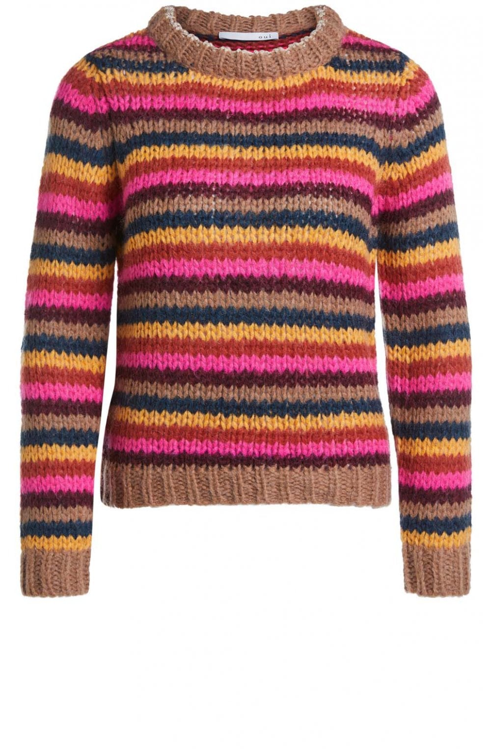 Chunky Knit Striped Jumper