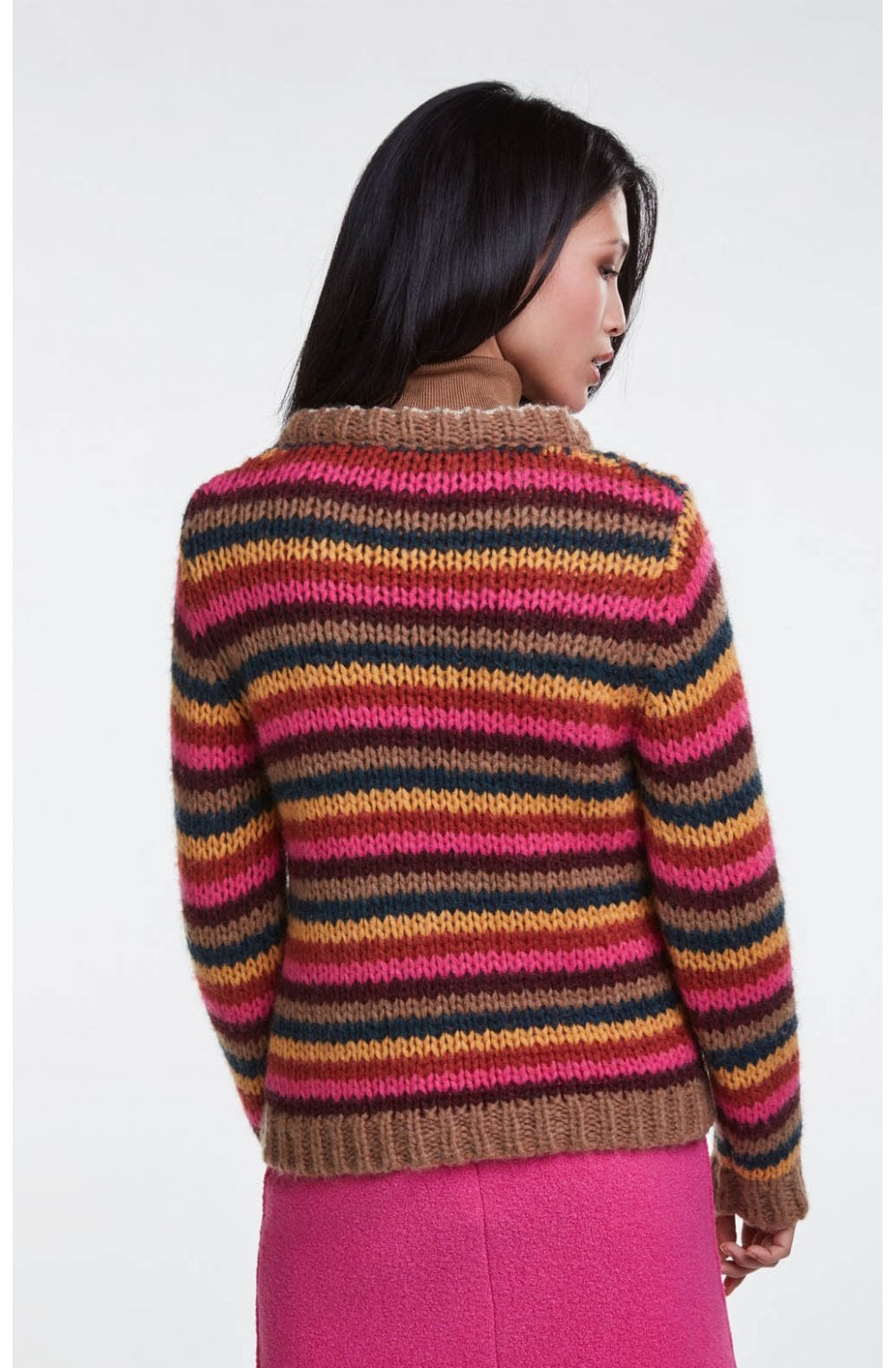 Chunky Knit Striped Jumper