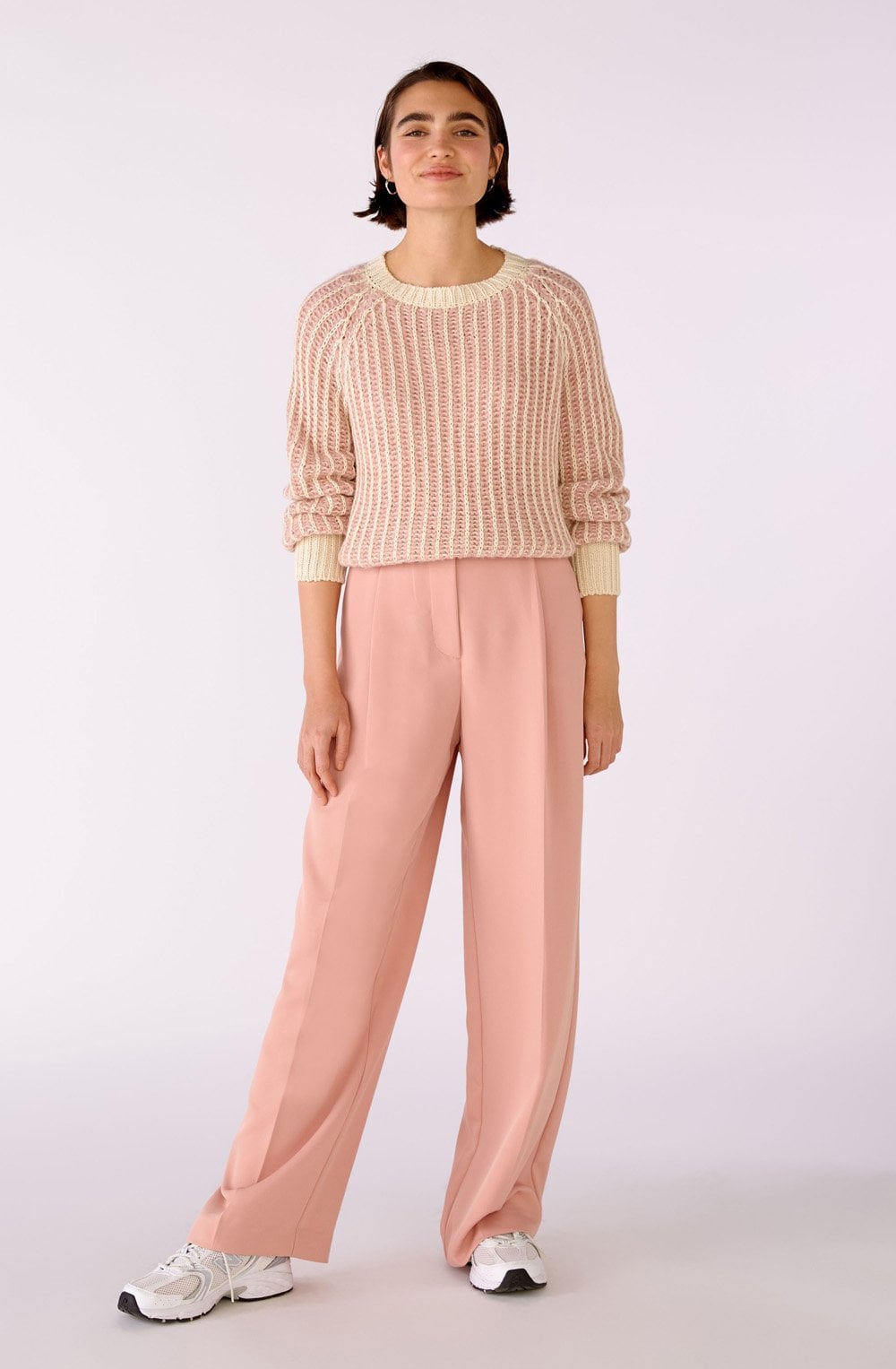 Chunky Loose Knit Rose Jumper