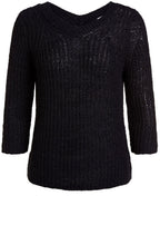 Chunky Navy Knit Jumper