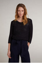 Chunky Navy Knit Jumper