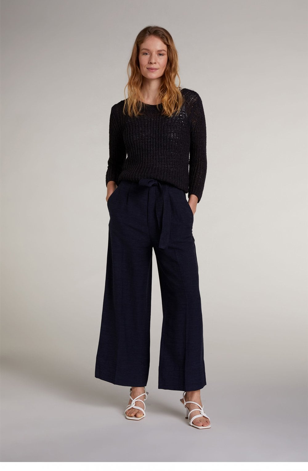 Chunky Navy Knit Jumper