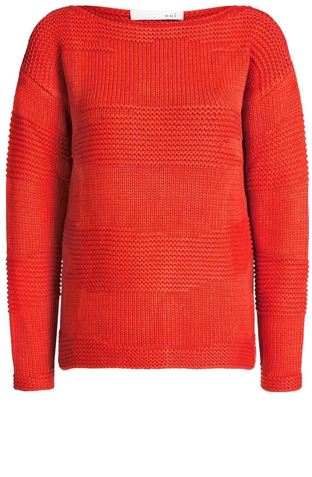 Chunky Red Sweater