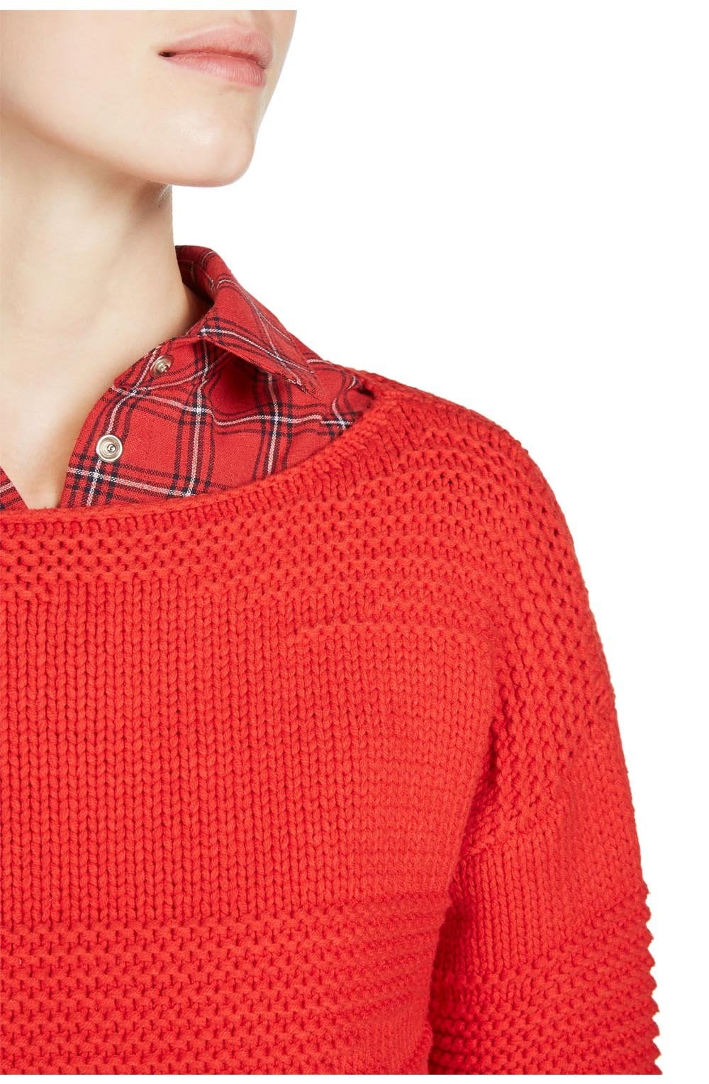 Chunky Red Sweater