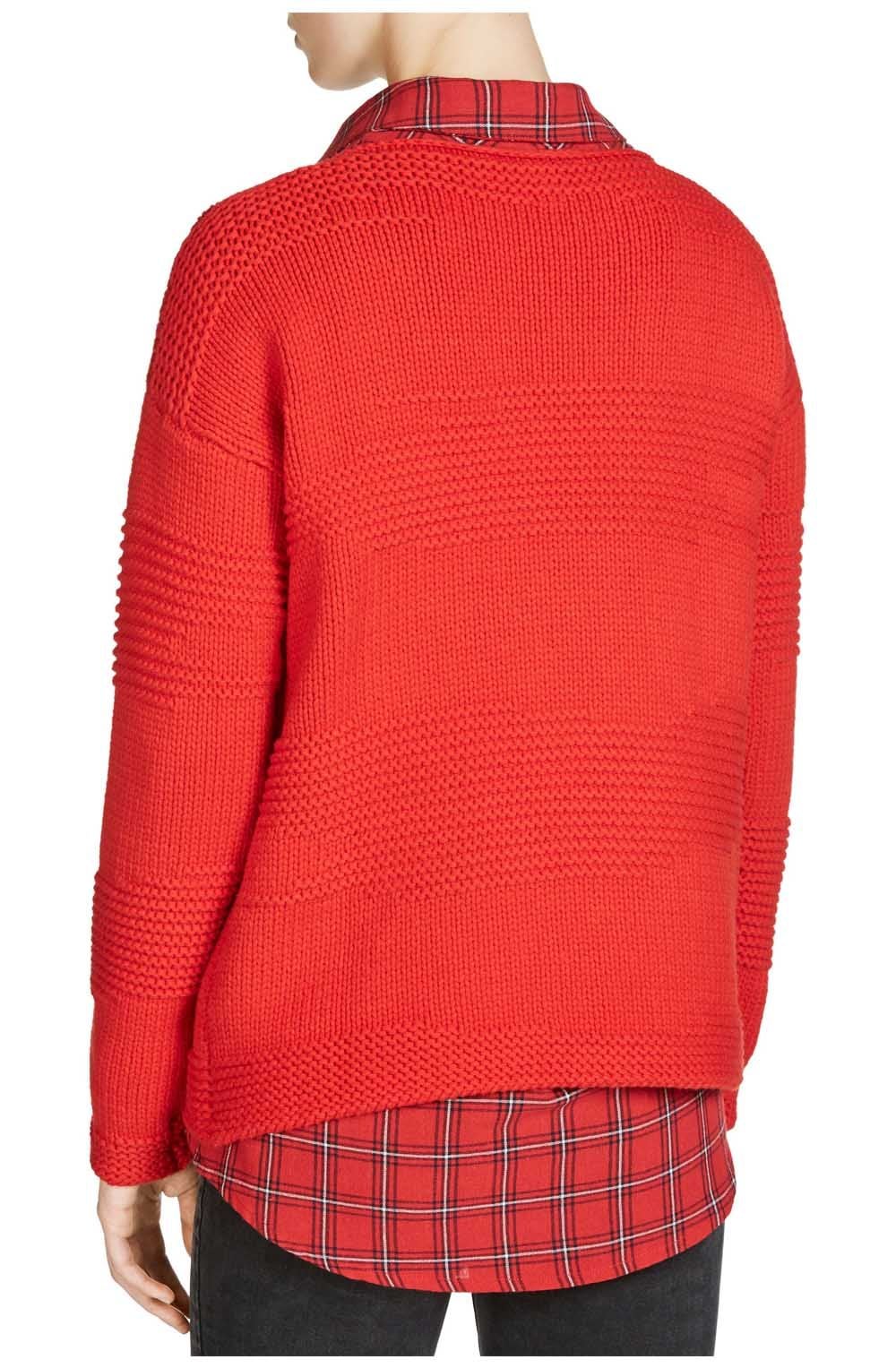 Chunky Red Sweater