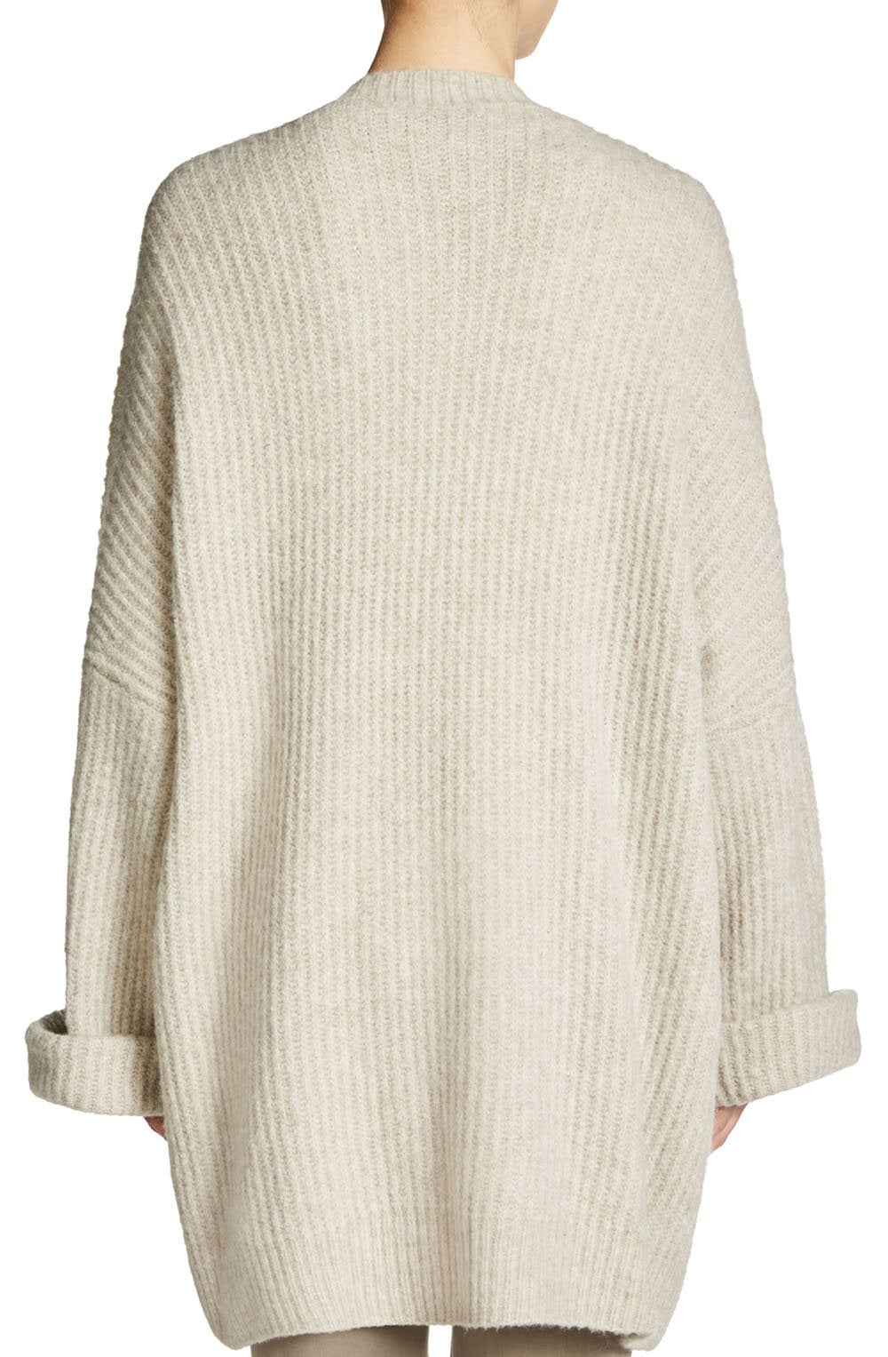Chunky Ribbed Knit Cardigan