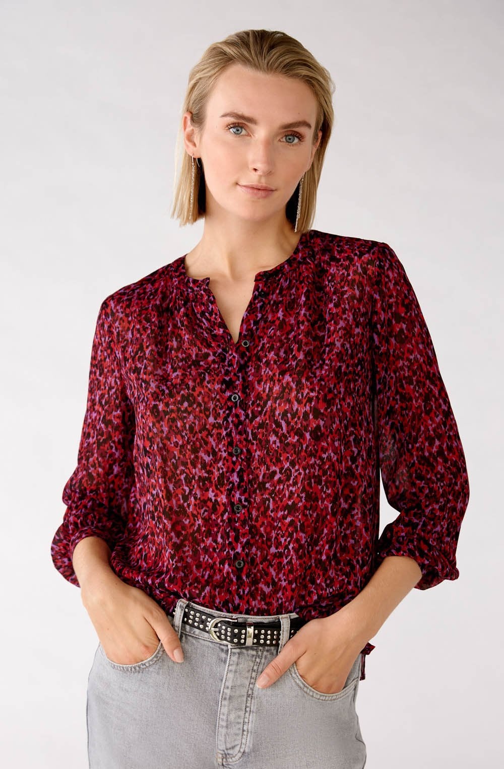 City Lights Patterned Blouse