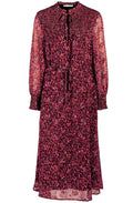 City Lights Ruched Midi Dress