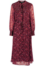 City Lights Ruched Midi Dress