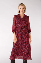 City Lights Ruched Midi Dress