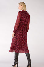 City Lights Ruched Midi Dress
