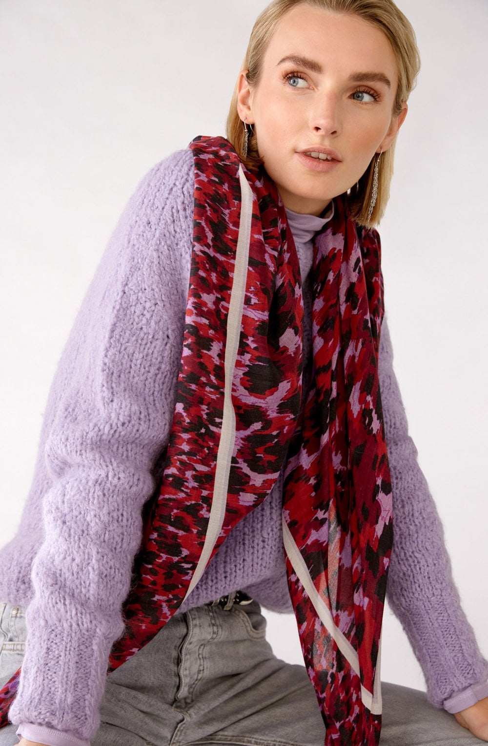 City Lights Tasselled Scarf