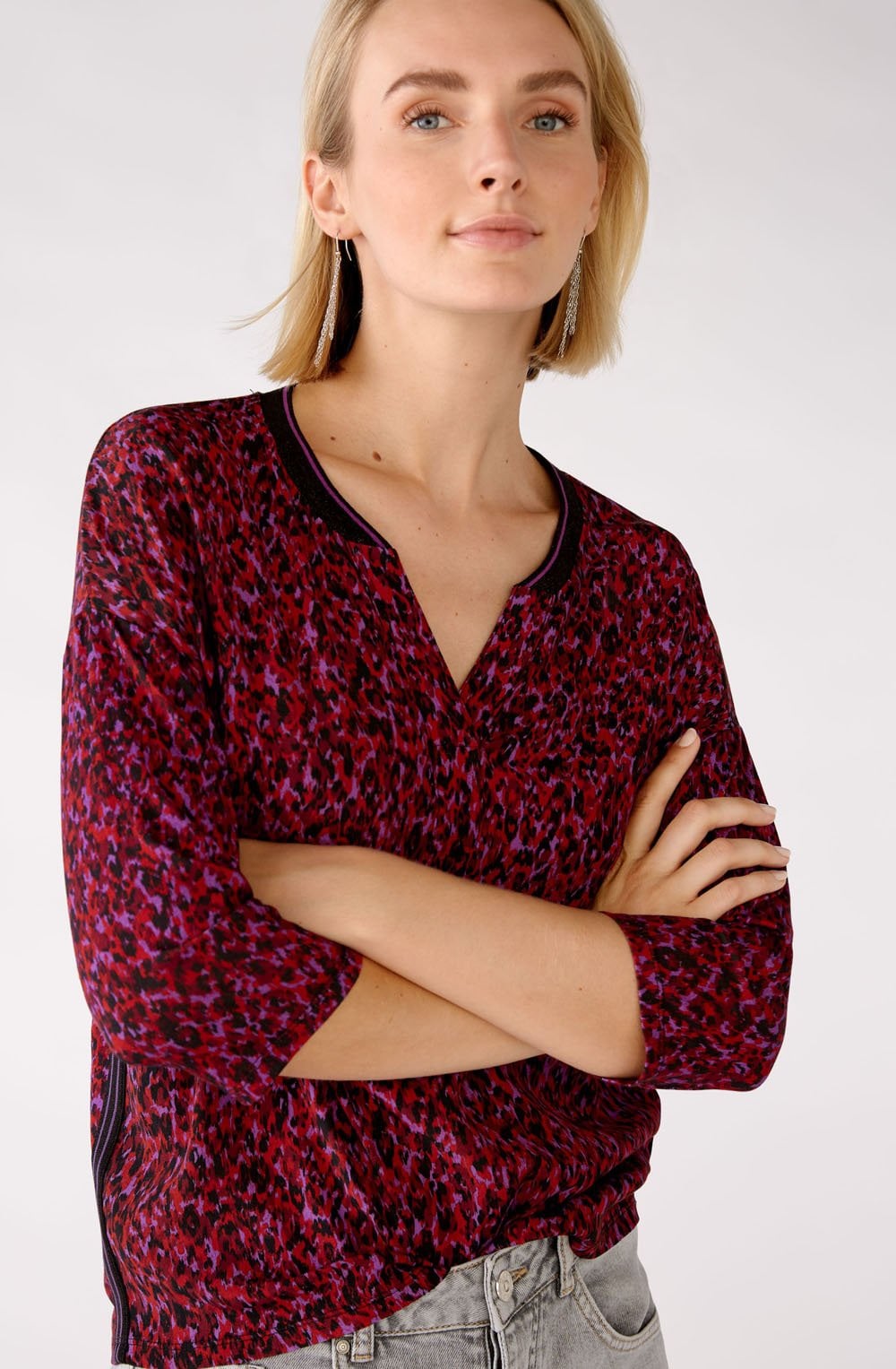 City Lights V Neck Blouse