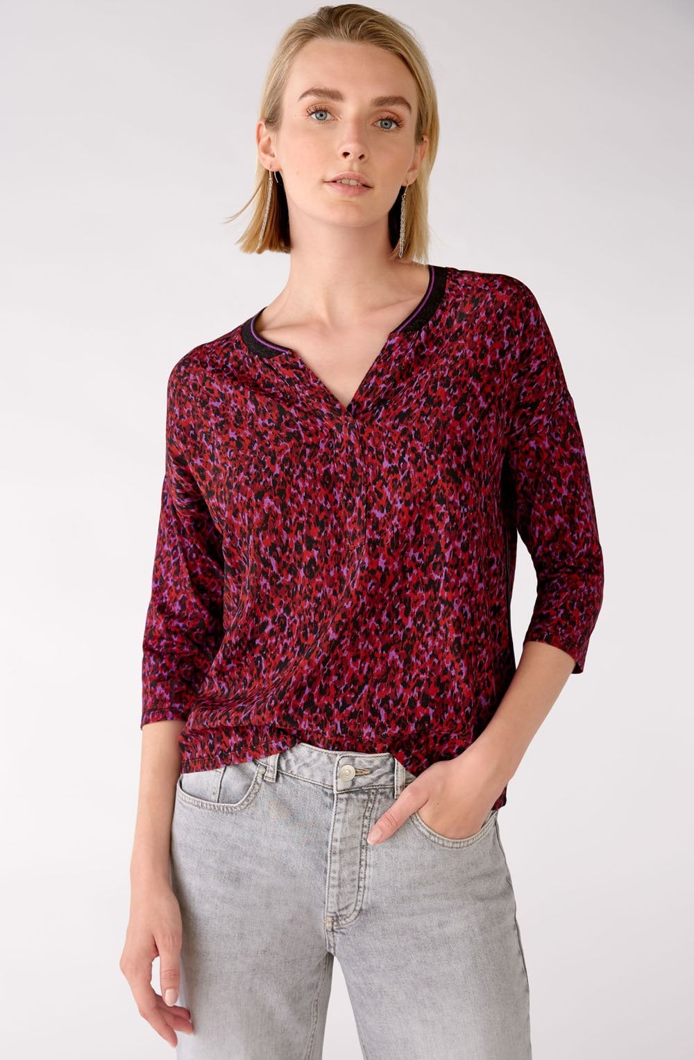City Lights V Neck Blouse