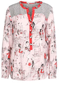 City Print Blouse