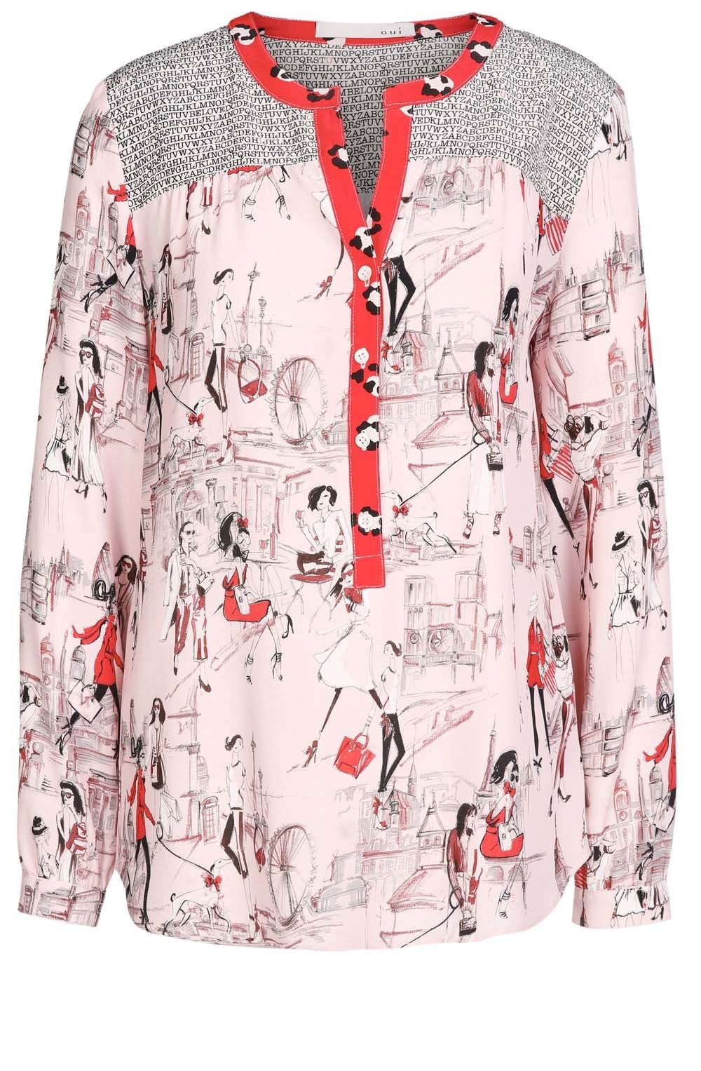 City Print Blouse