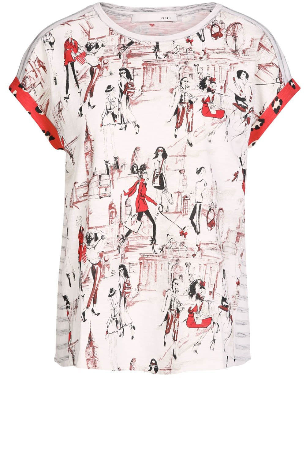 City Print T Shirt
