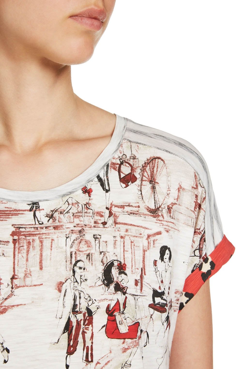 City Print T Shirt
